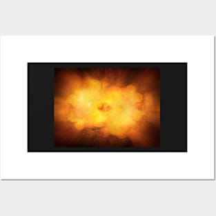 Huge realistic hot dynamic explosion Posters and Art